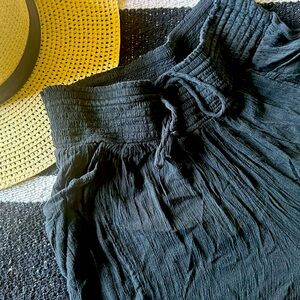 Aerie Real Good Smocked High Waisted Beach Pants